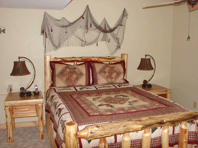 The Fish Room - Master Bedroom  Basement