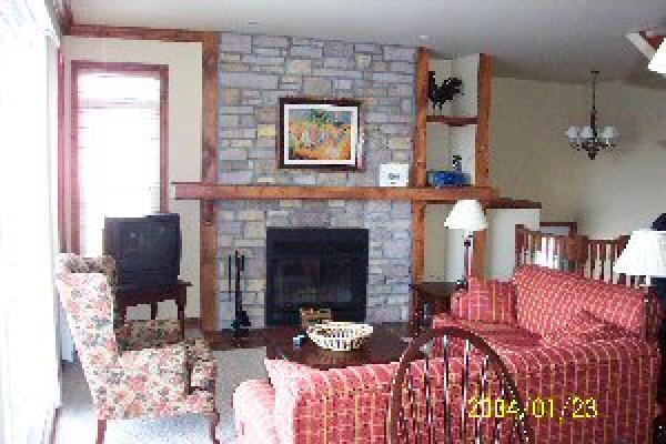 Sitting Area with Fireplace