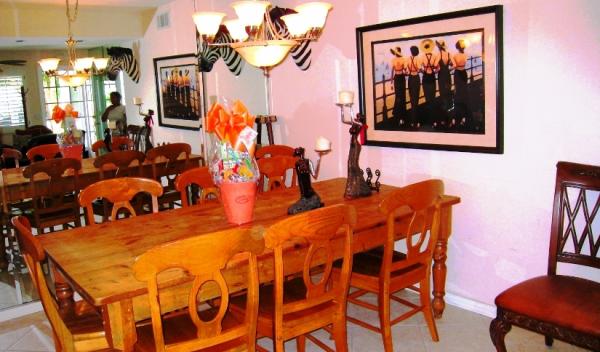 Seating for eights. . .bring the family