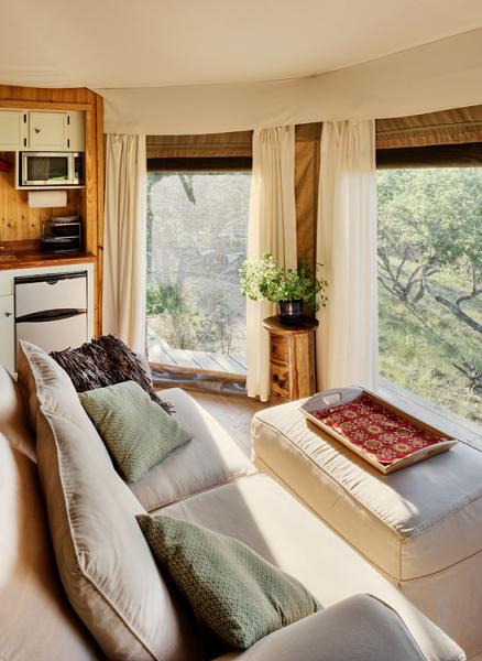 Loveseat with a view