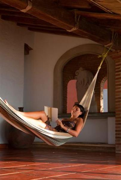 Relax in hammock