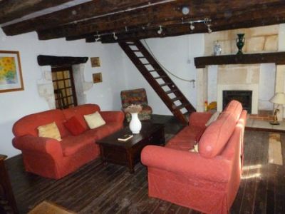 Holiday Rental Gite in Brantome sitting room