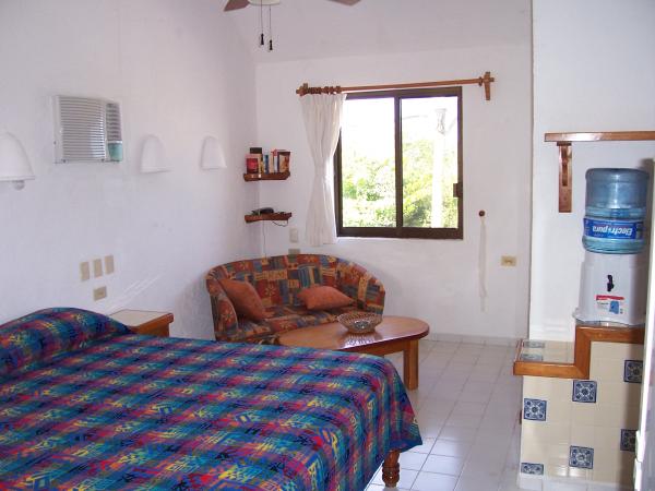 Upstairs seating area