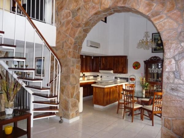 Looking into Kitchen and Dining area