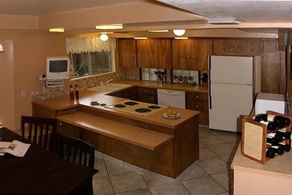 Kitchen view from dining room