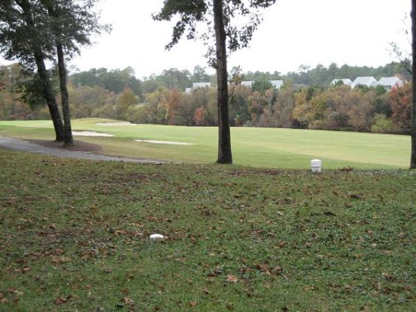 View of golf course from screened patio