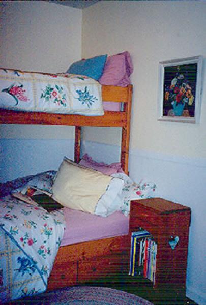 Another view of twin beds