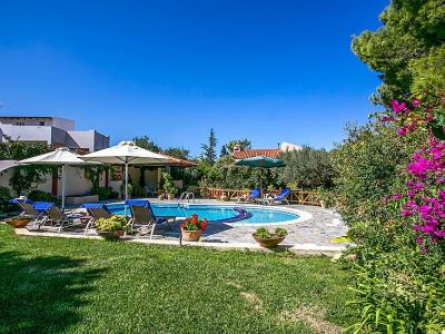 Agapi Villa pool and garden