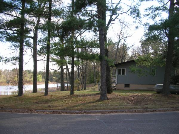 View Across Back yard Looking up River