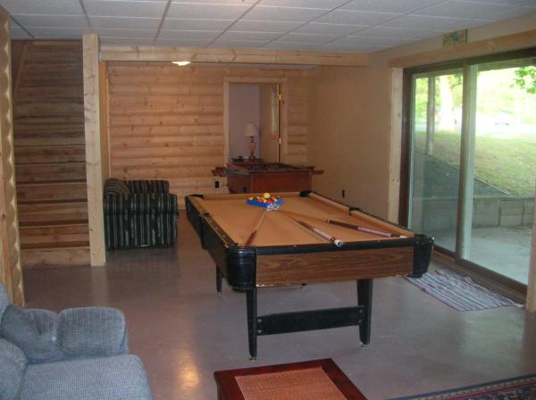 Family Room on lower level