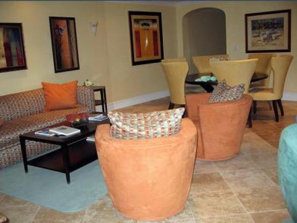 family room to dining room to entry 
