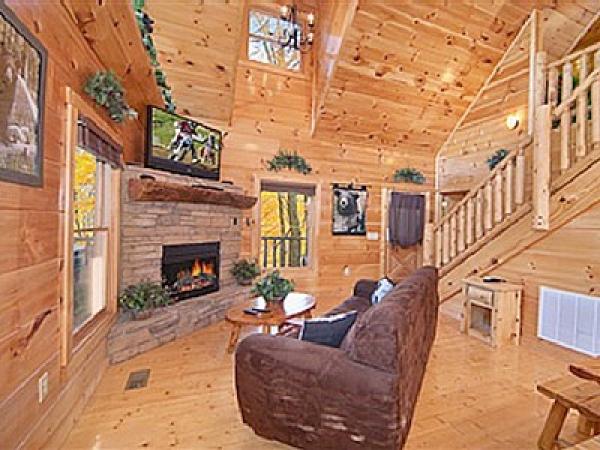 Living Area with Fireplace