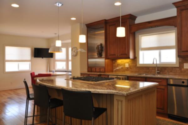 Gourmet Kitchen w/ granite and stainless steel
