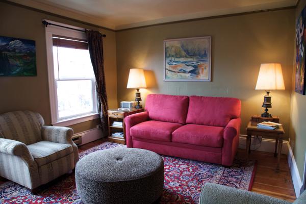 Living room in Apartment 308.