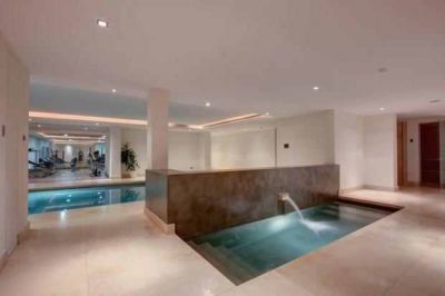 Indoor pool and hot tub