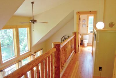 Upstairs balcony
