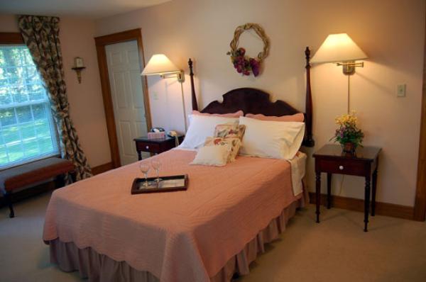 Master bedroom with ensuite bathroom