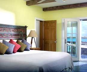 Bedroom with views of the sea