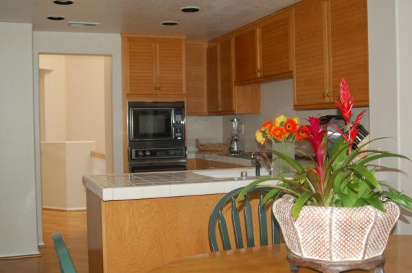 Kitchen with Ocean View