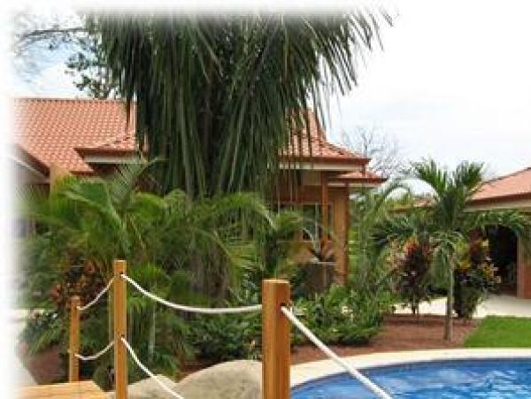 BRIDGE OVER POOL WATERFALL