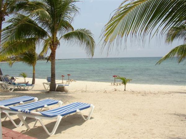 Beach on the sandy center of Half Moon Bay