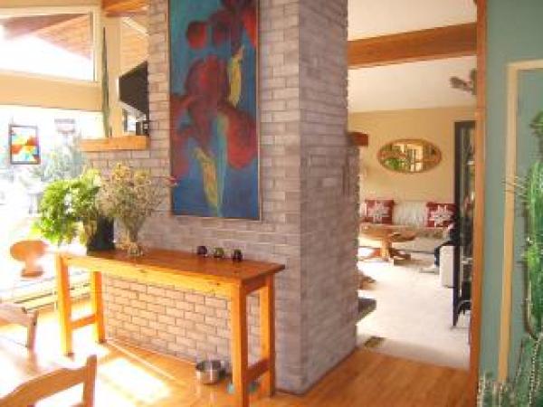 Open Spaces with Hardwood Floors 