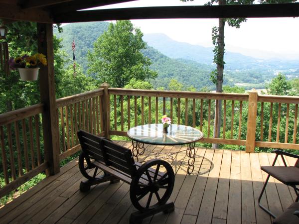 A Sunny Spring morning from the deck