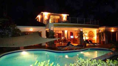 Casa Inca Villa at night