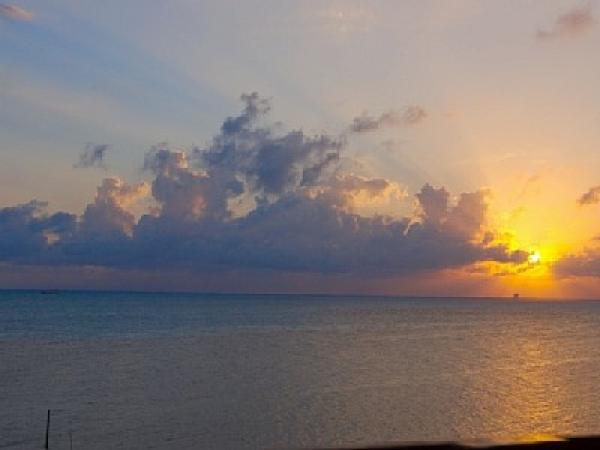 Sunset View from the Palapa