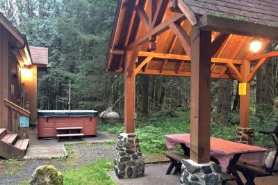 Gazebo and Hot Tub