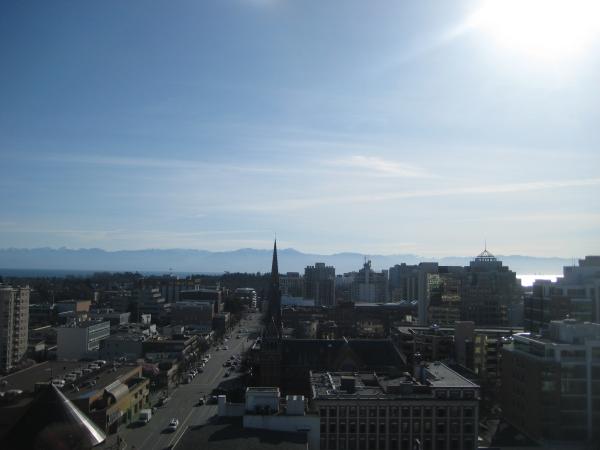 Southern View from Rooftop Zen Garden