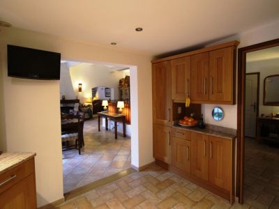 Kitchen through to lounge