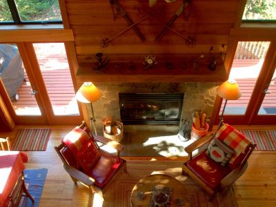 Mt. Baker Rim Cabin #44 living room