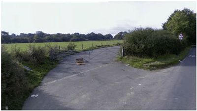 Entrance Road from Byers Lane