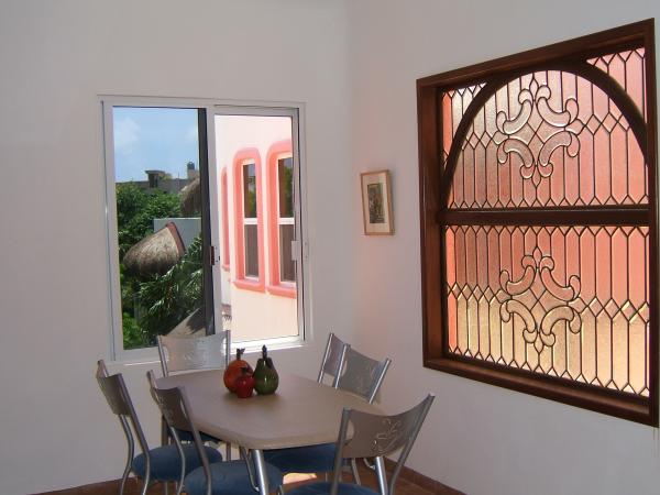 103 Dining Area with Antique Window