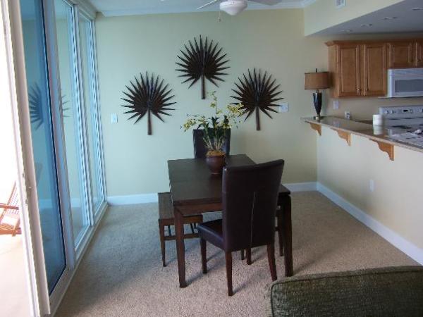 Dining area with a great view!