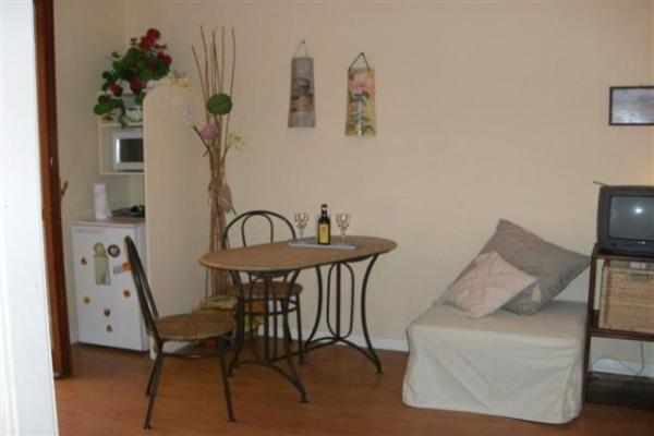 Inside eating area