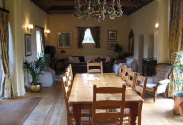 Barn dining room