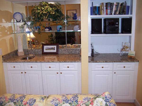 Wet Bar & Internet Work Station