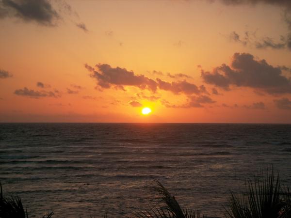 Incredibly beautiful sunrise view from the bedroom