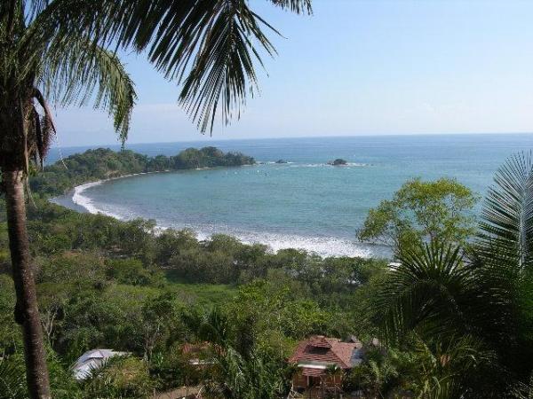Wide-angle lens View of Punta Dominical