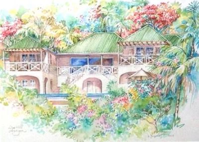 Lime Hill Villa artists impression