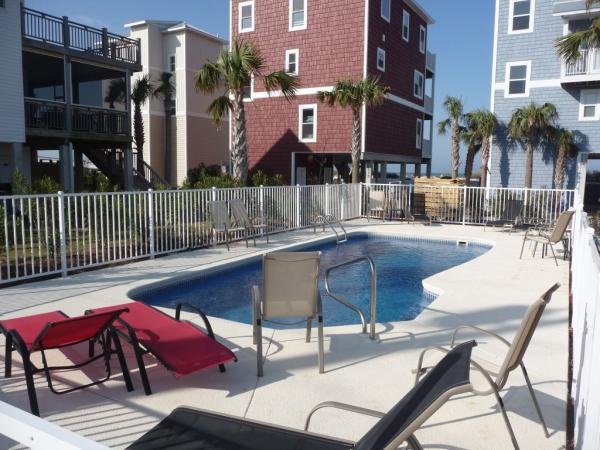 Large community pool just a few steps away