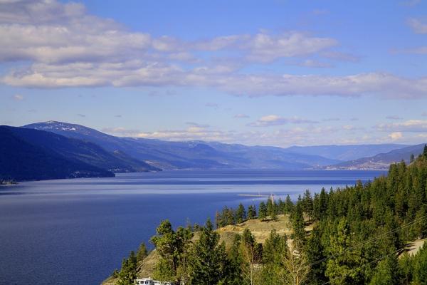Panoramic View just South of the House