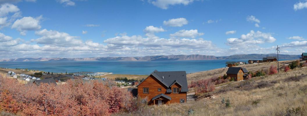 View from the Mountain Side Behind the Cabin