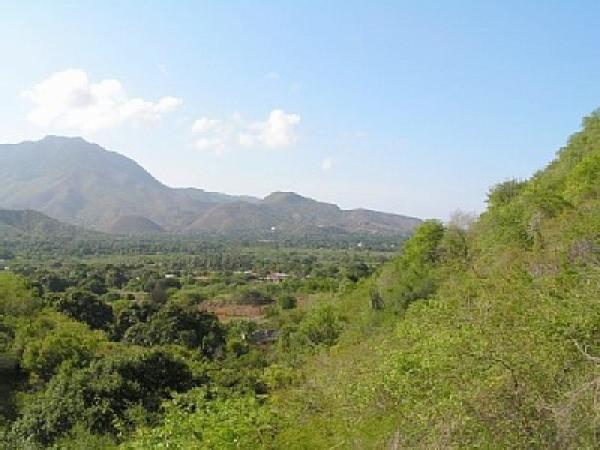 The Valley behind the apartment
