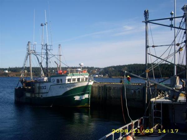 Crab boat at the Government Warf