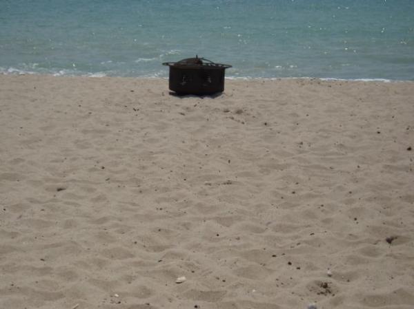 Fire Pit on Beach