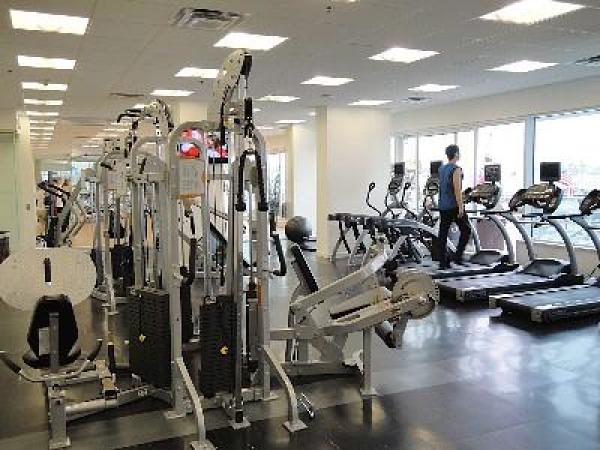 Health Club gym.