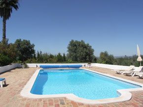 Swimming pool with terrace
